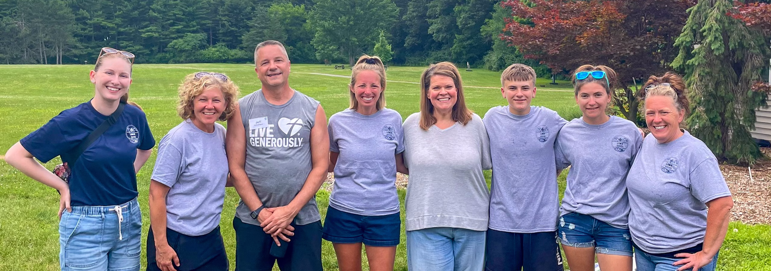 Camp counselors at Lutheran Outdoor Ministries: Indiana-Kentucky (LOMIK)